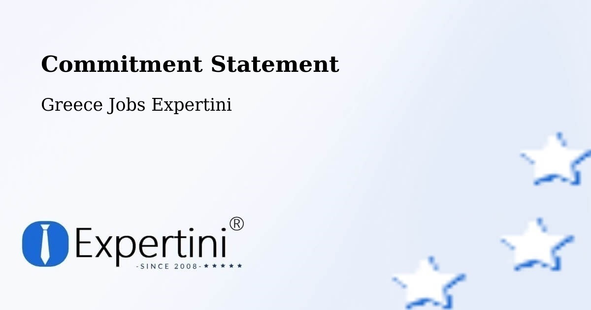 Corporate Commitment – Stalís - Greece Jobs Expertini
